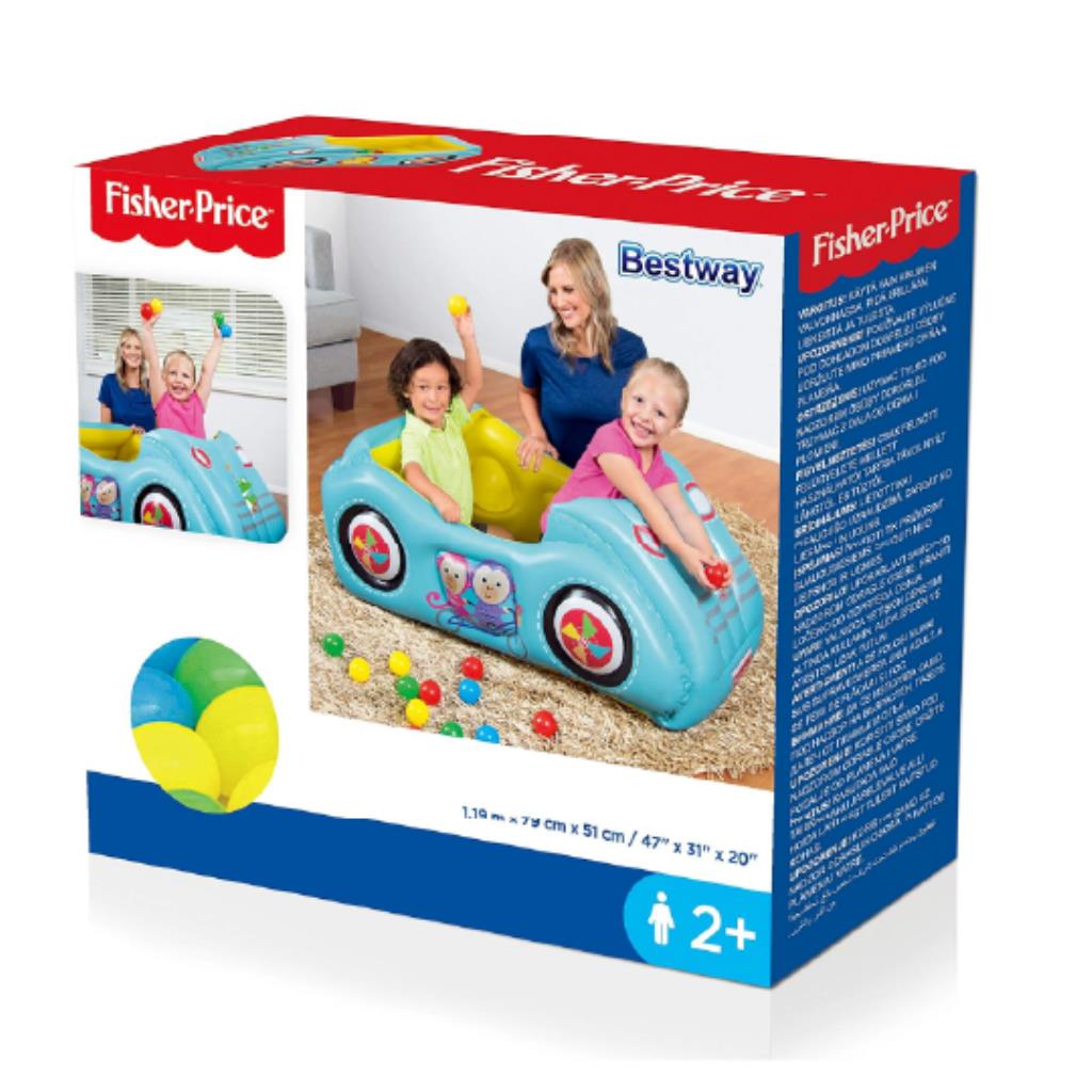 Bestway Fisher Price Ball Pit Racing Car